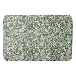 Morris Marigold Vintag 1875 Grüne Blume Badematte