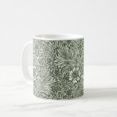 Morris Marigold Vintag 1875 Grüne Blume Kaffeetasse (Vorderseite Links)