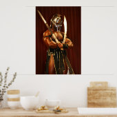 Morris Mendez als Gladiator Poster (Küche)