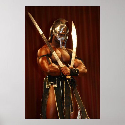 Morris Mendez als Gladiator Poster (Vorne)
