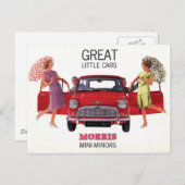 Morris Mini Minor 1963 Postkarte (Vorne/Hinten)