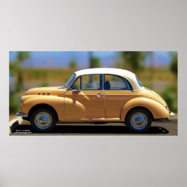 MORRIS MINOR 1000 POSTER