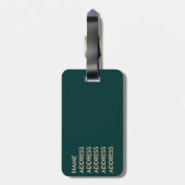 Morris Minor 1000 Reisender Gepäckanhänger (Rückseite vertikal)