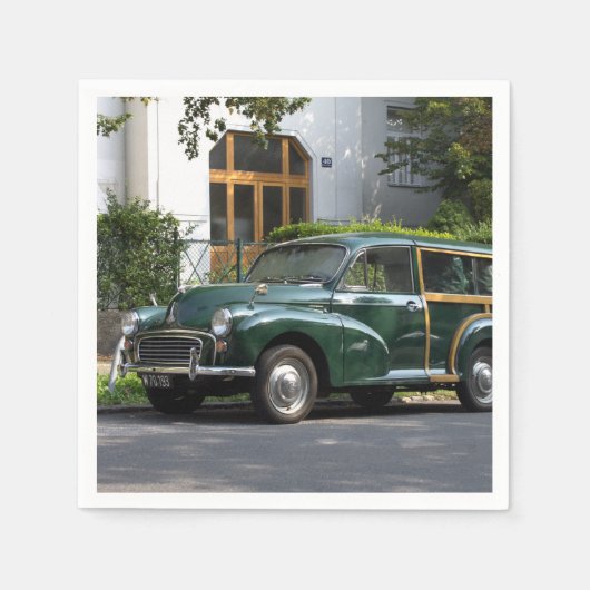 Morris Minor 1000 Reisender Serviette (Vorderseite)