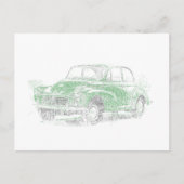 Morris Minor (Biro) Postkarte (Vorderseite)