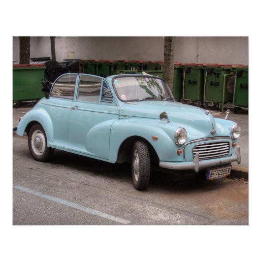 Morris Minor Convertible Tourer Poster (Vorderseite)