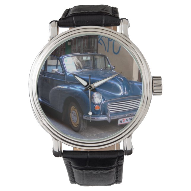 Morris Minor Convertible Tourist Armbanduhr (Vorderseite)