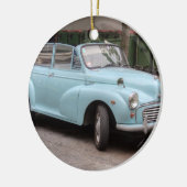 Morris Minor Convertible Tourist Keramikornament (Links)