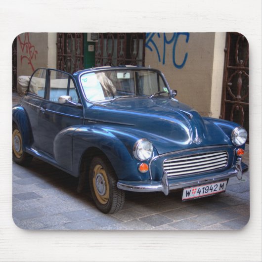 Morris Minor Convertible Tourist Mousepad (Vorne)