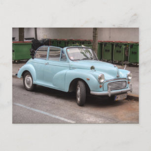Morris Minor Convertible Tourist Postkarte