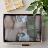 Morris Minor Convertible Tourist Seidenpapier (Geschenk)