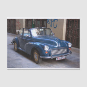 Morris Minor Convertible Tourist Seidenpapier