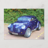 Morris Minor Frisierte Auto Postkarte (Vorderseite)