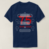 Morris Minor Oldtimer Evolution 75. Jubiläum T-Shirt (Design vorne)