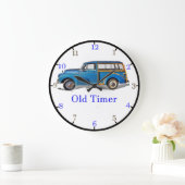 Morris Minor Wall Clock Große Wanduhr (Zuhause)