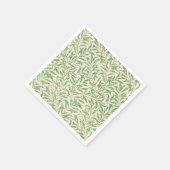 Morris - Muster für antike Weiden und Blätter Serviette (Ecke)