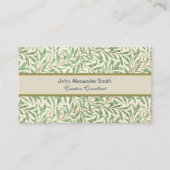 Morris - Muster für antike Weiden und Blätter Visitenkarte (Vorderseite)