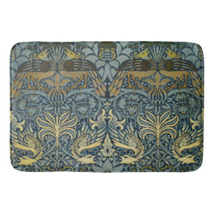 Morris - Muster für Vintage Peacock- und Dragon-Bl Badematte