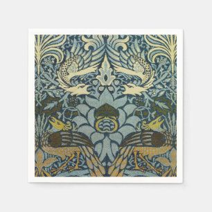 Morris - Muster für Vintage Peacock- und Dragon-Bl Serviette