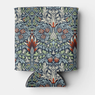 Morris Navy Blau Schlangenkopf-Blumenmuster-Tapete Dosenkühler