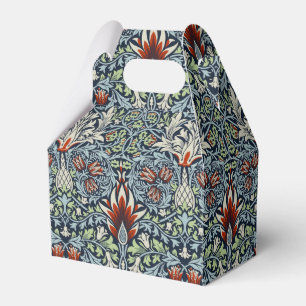 Morris Navy Blau Schlangenkopf-Blumenmuster Tapete Geschenkschachtel
