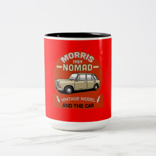 Morris Nomad Australia Classic Vintage Cars Kaffee Zweifarbige Tasse