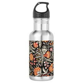 Morris-Papier 18 Unze. Weiß Edelstahlflasche