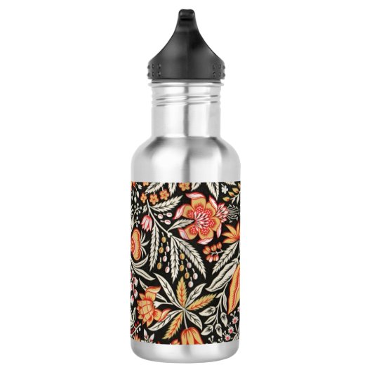 Morris-Papier 18 Unze. Weiß Edelstahlflasche (Rechts)