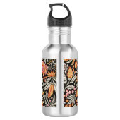 Morris-Papier 18 Unze. Weiß Edelstahlflasche (Rückseite)