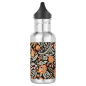 Morris-Papier 18 Unze. Weiß Edelstahlflasche (Links)