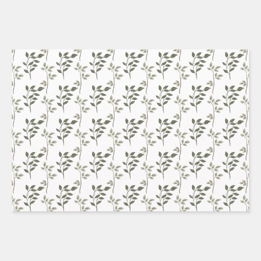 Morris Park Floral Pattern Geschenkpapier Set (Vorderseite 3)