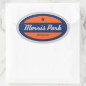 Morris Park Ovaler Aufkleber (Tasche)