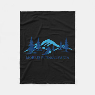 Morris Pennsylvania Skigebiet Skifahren Skifahrer Fleecedecke