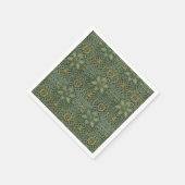 Morris Persian Elegance: The Ispahan Tepet Rug Serviette (Ecke)