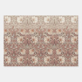 Morris Pimpernel Floral Pattern Wrapping Paper Geschenkpapier Set (Vorderseite 2)