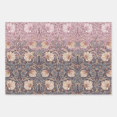 Morris Pimpernel Floral Pattern Wrapping Paper Geschenkpapier Set (Vorderseite)