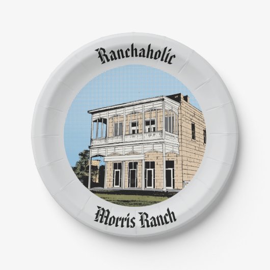 Morris Ranch Dessert Paper Tellers Ranchaholic Pappteller (Vorderseite)