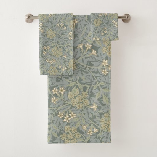 Morris Rebe und Jasmingarten-Blumen-Klassiker Badhandtuch Set (Insitu)