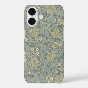 Morris Rebe und Jasmingarten Blumen Klassiker iPhone 16 Hülle