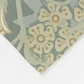 Morris Rebe und Jasmingarten-Blumen-Klassiker Fleecedecke (Ecke)