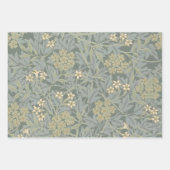 Morris Rebe und Jasmingarten-Blumen-Klassiker Geschenkpapier Set (Vorderseite 3)