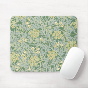 Morris Rebe und Jasmingarten-Blumen-Klassiker Mousepad