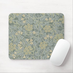 Morris Rebe und Jasmingarten-Blumen-Klassiker Mousepad