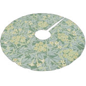 Morris Rebe und Jasmingarten-Blumen-Klassiker Polyester Weihnachtsbaumdecke (Schrägansicht)