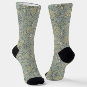 Morris Rebe und Jasmingarten-Blumen-Klassiker Socken