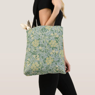 Morris Rebe und Jasmingarten-Blumen-Klassiker Tasche