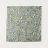 Morris Rebe und Jasmingarten-Blumen-Klassiker Wandteppich (Vorderseite (Horizontal))