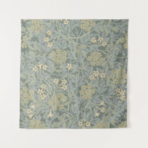 Morris Rebe und Jasmingarten-Blumen-Klassiker Wandteppich