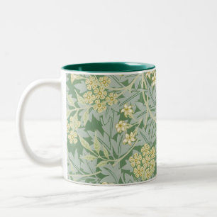 Morris Rebe und Jasmingarten-Blumen-Klassiker Zweifarbige Tasse