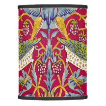 Morris Red Background Strawberry Diief Pattern